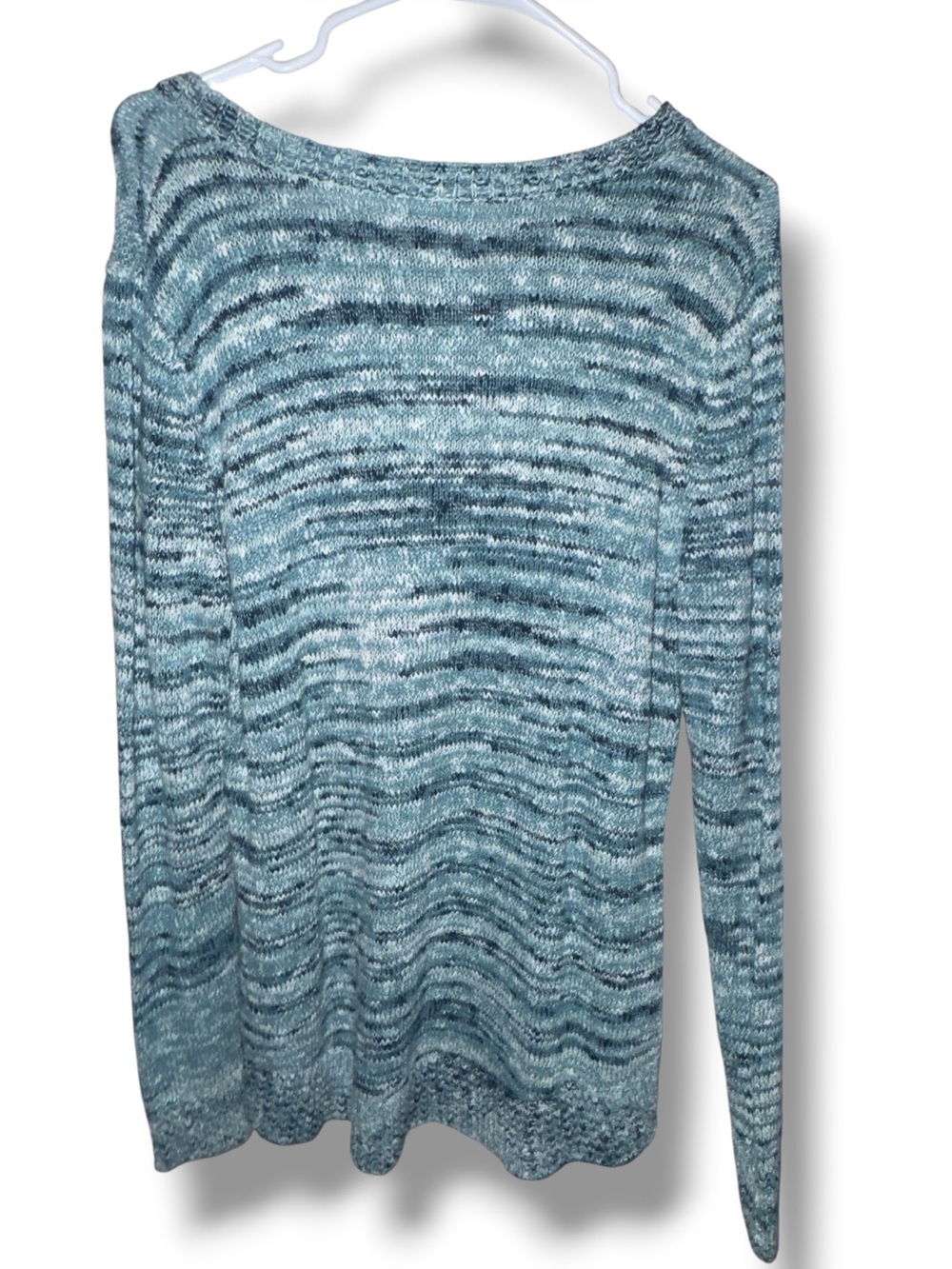 NWT Natural Reflections Space Dye Knit Sweater L - Picture 10 of 13
